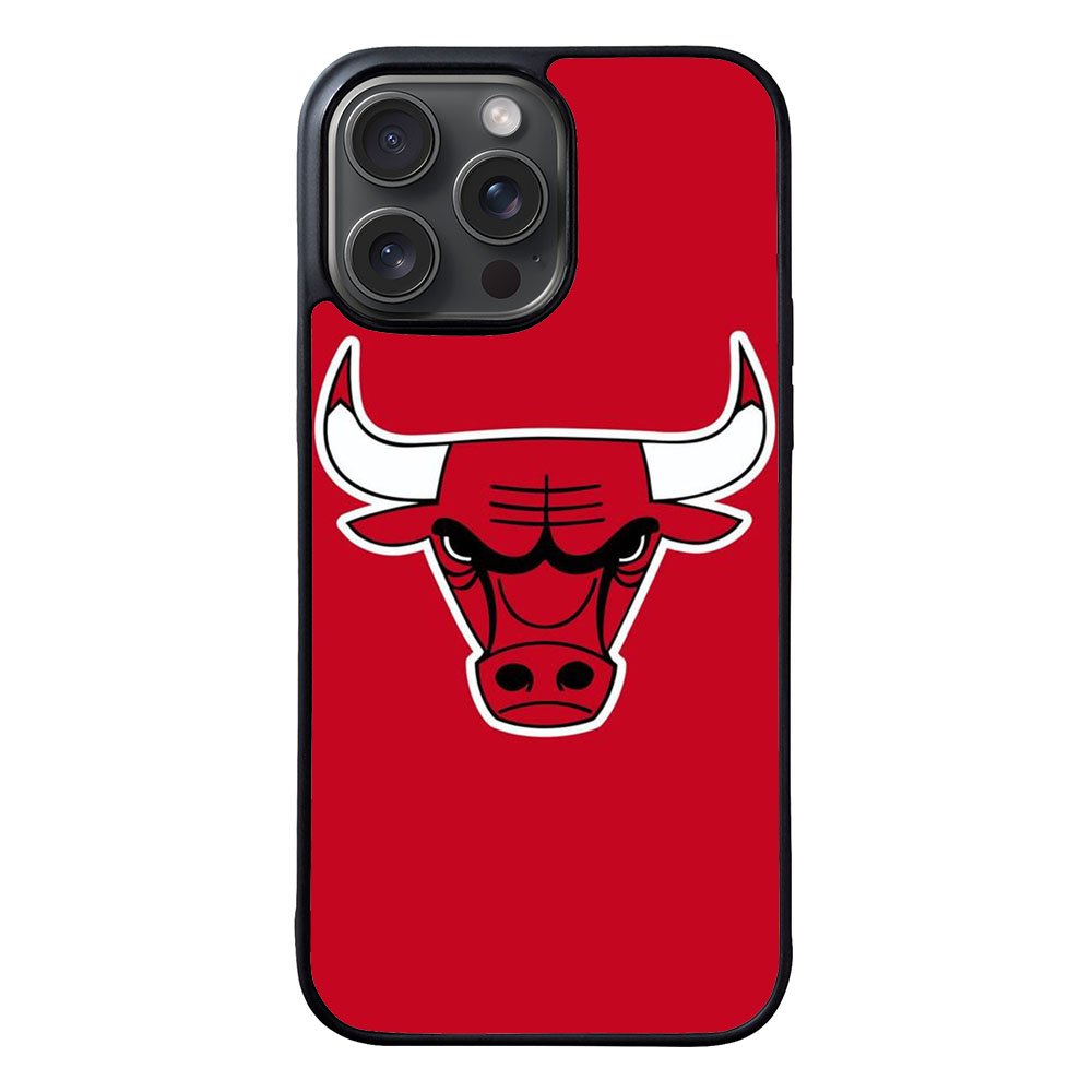 Chicago Bulls Red Logo Case iPhone 15 Pro BC2923