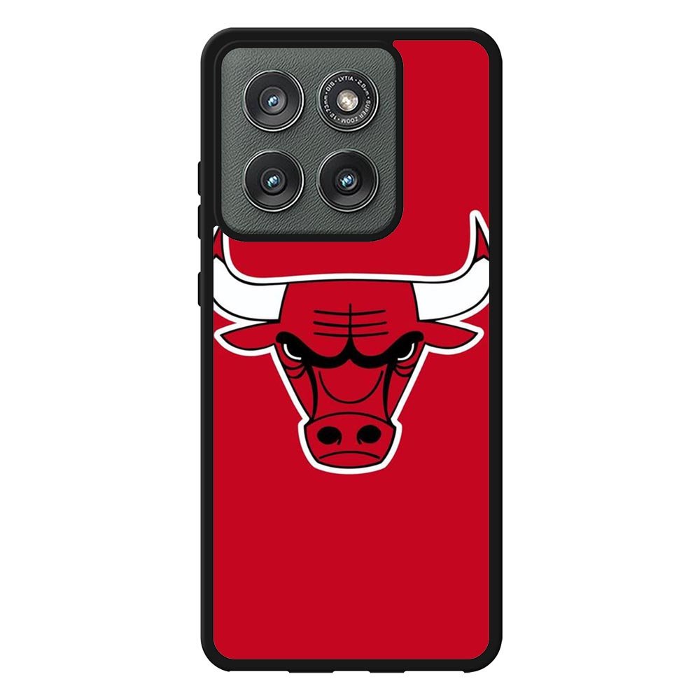 Chicago Bulls Red Logo Case Motorola Moto Edge 2025 BC2923