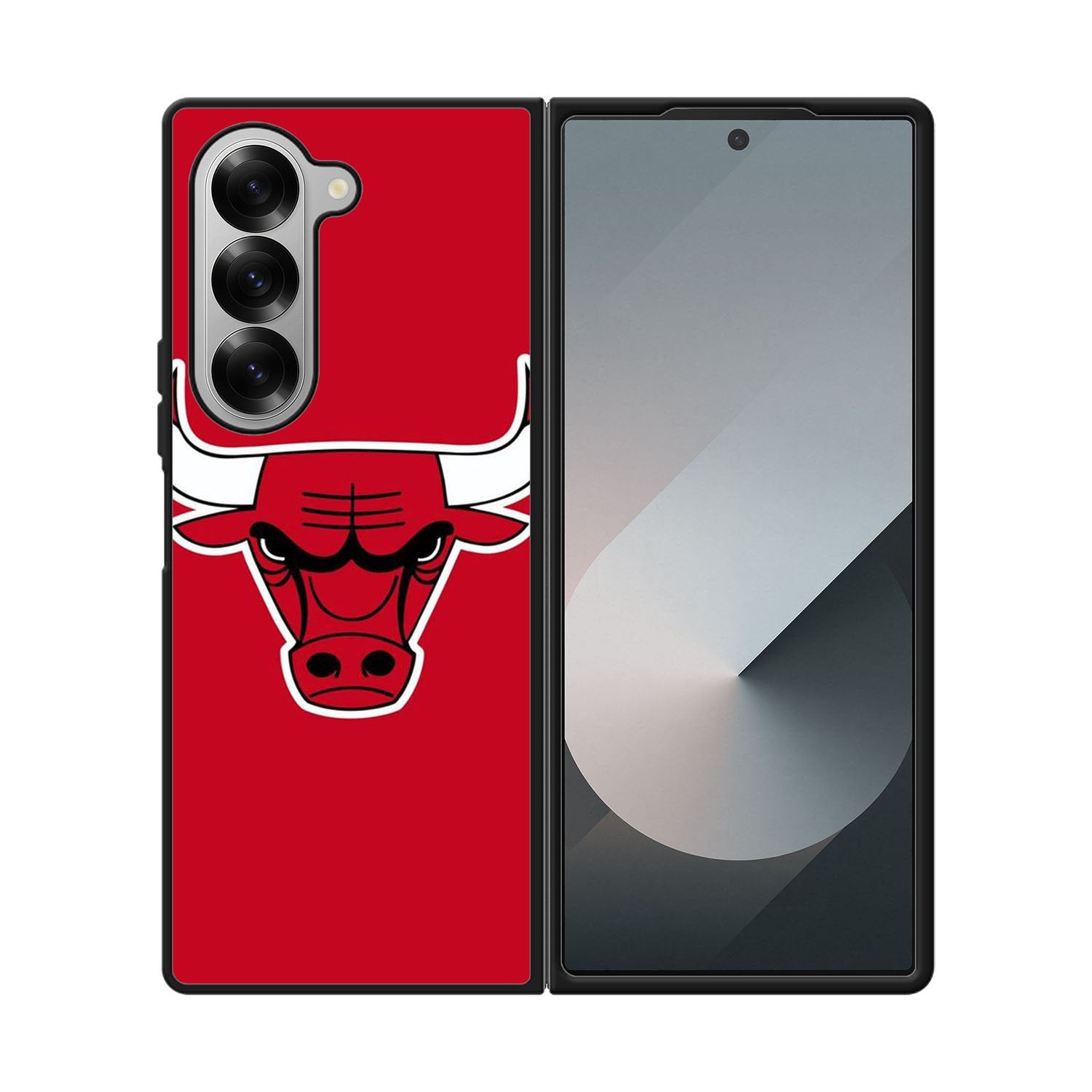 Chicago Bulls Red Logo Case Samsung Galaxy Z Fold 6 5G BC2923