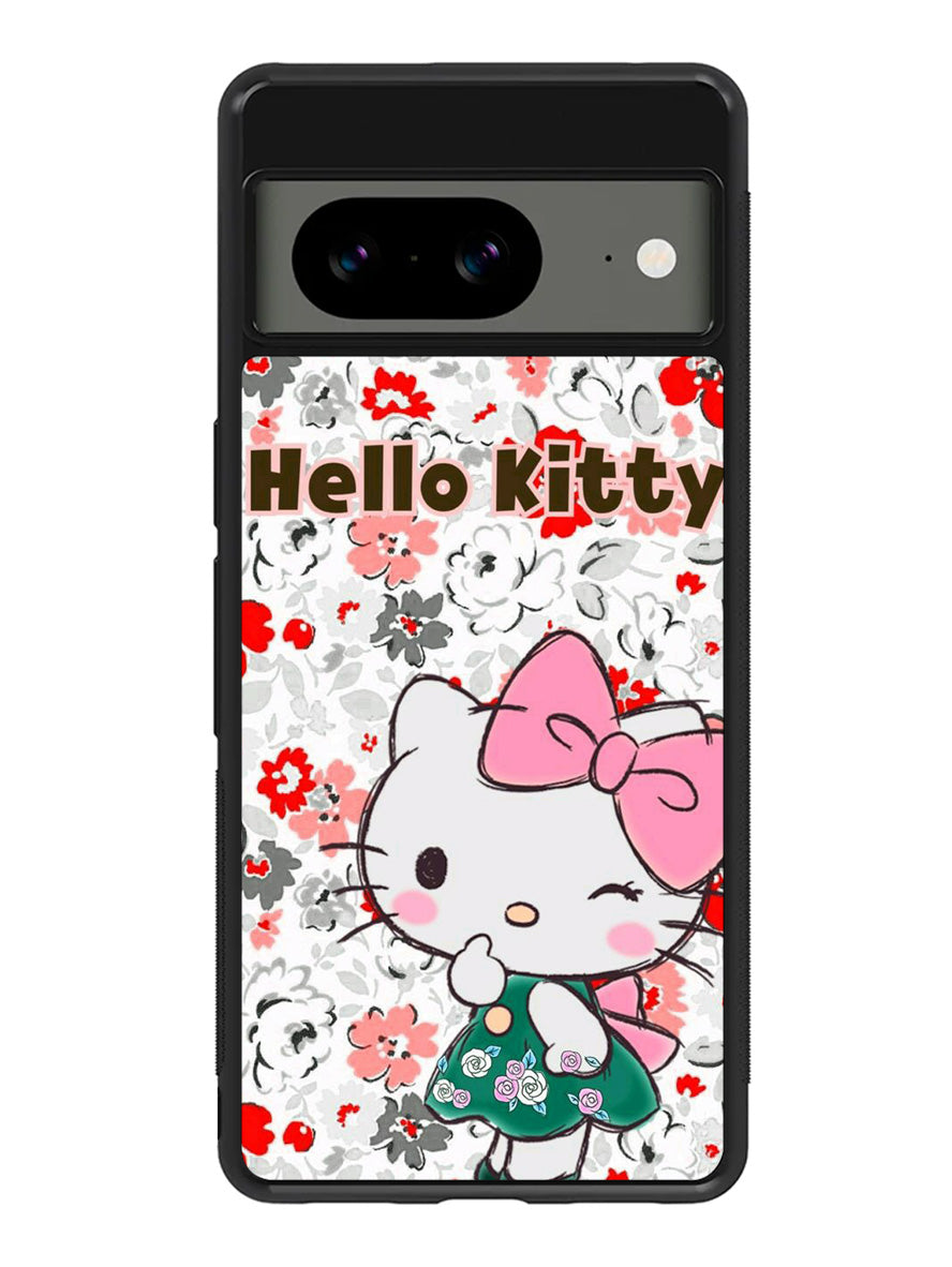 Hello Kitty Cute Flower Google Pixel 8a Case