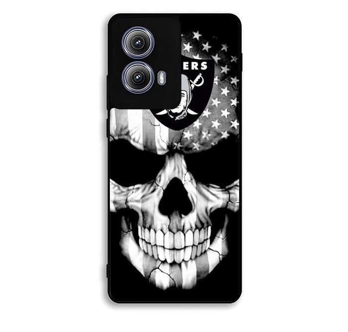 Skull Oakland Raiders Motorola Moto Edge 2024 Case FE0014
