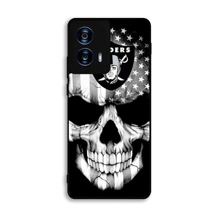 Skull Oakland Raiders Motorola Moto G Power 5G 2024 Case FE3913