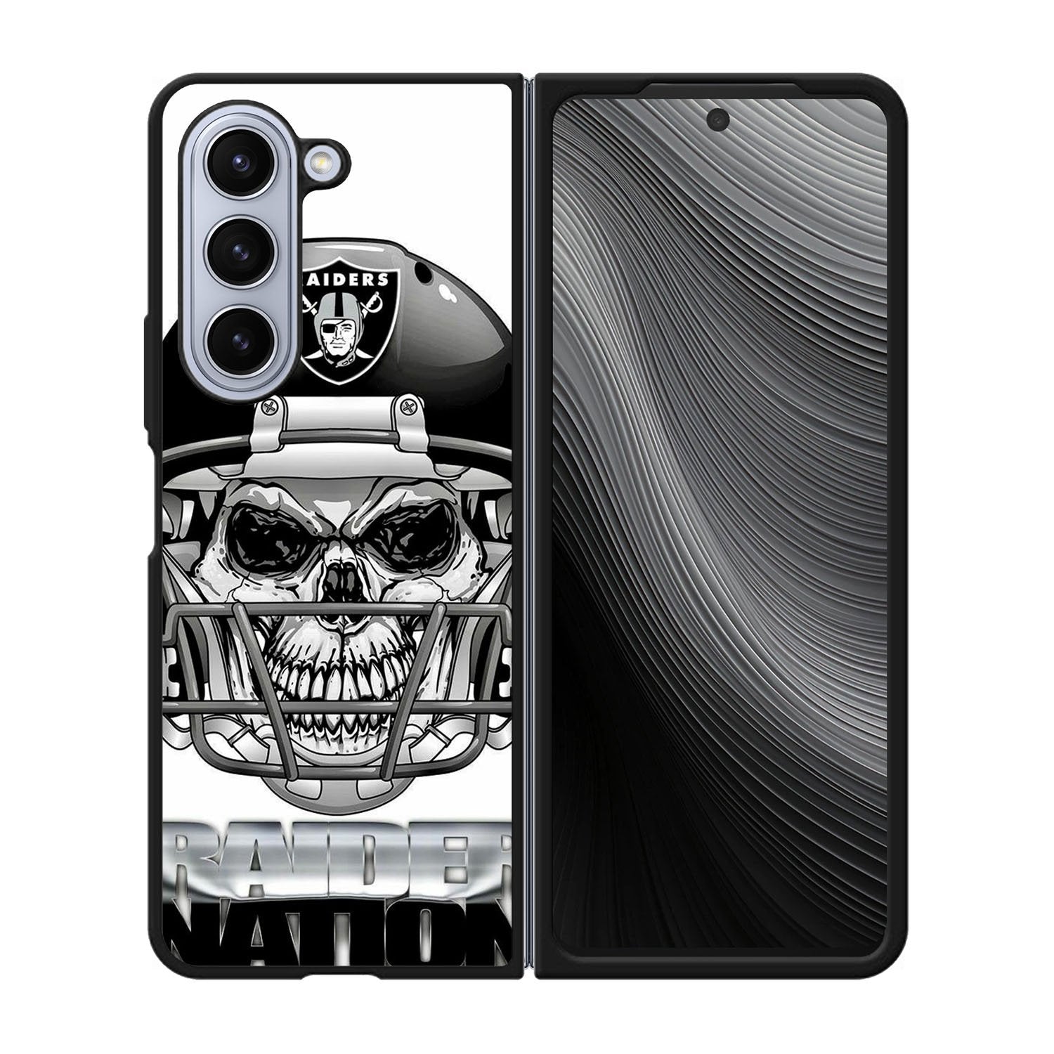 Oakland Raiders Nation Case Samsung Galaxy z Fold 5 5G BC2880