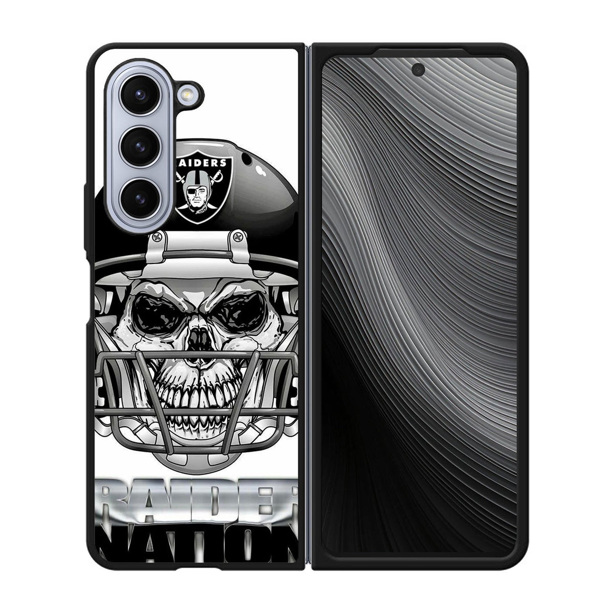 Oakland Raiders Nation Case Samsung Galaxy z Fold 5 5G BC2880