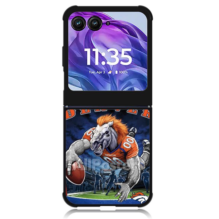 Denver Broncos Pride Since 1960 Motorola Moto Razr 2024 , Moto Razr 50 Case