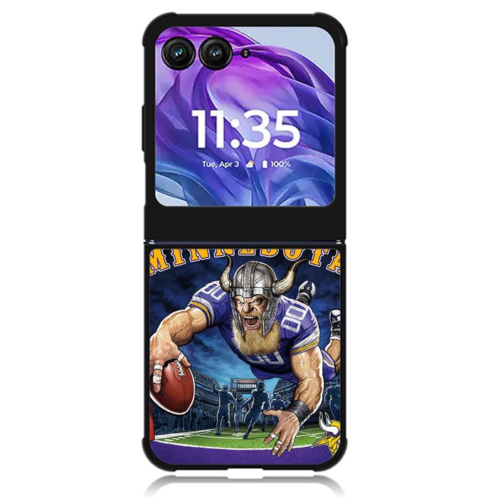 Minnesota Vikings Pride Since 1961 Motorola Moto Razr 2024 , Moto Razr 50 Case