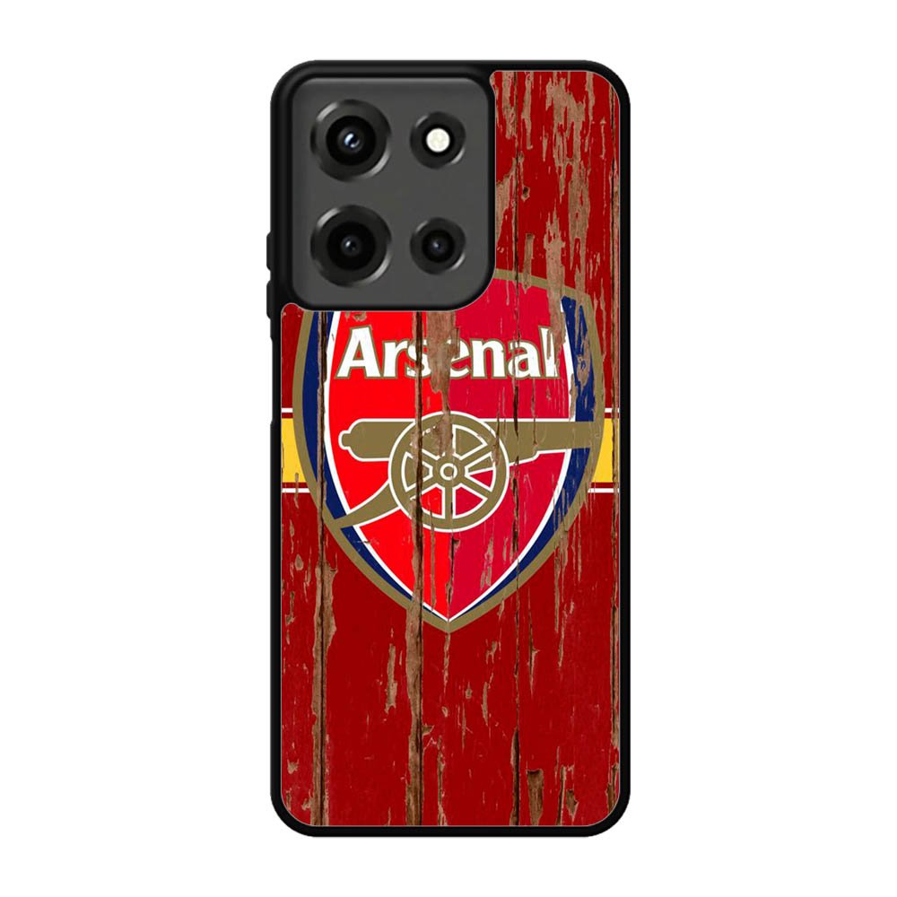 Arsenal Logo In The Wood Motorola Moto G 5G 2025 Case FE3844