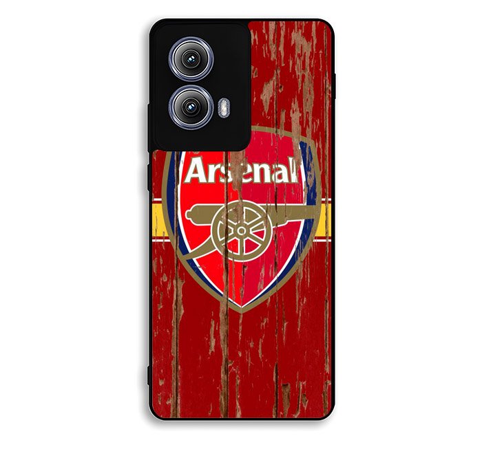 Arsenal Logo In The Wood Motorola Moto Edge 2024 Case FE3844