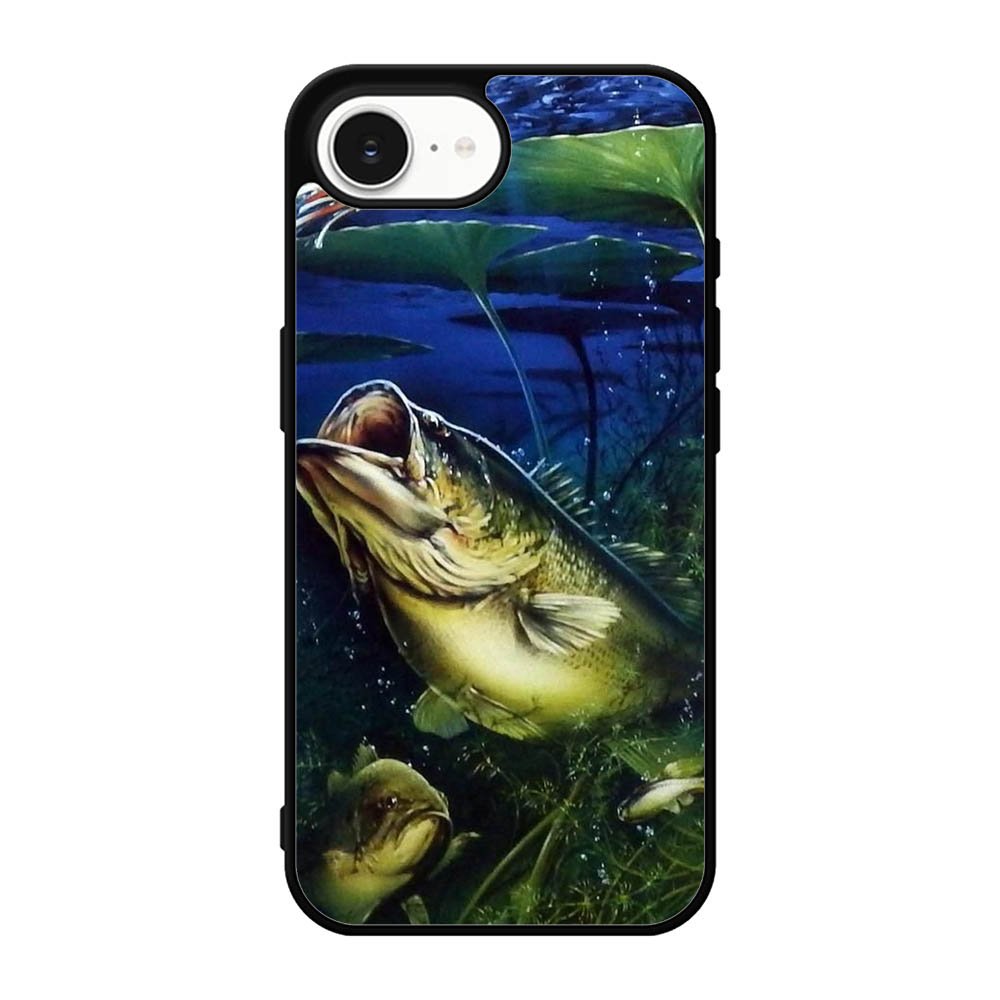Bass Fishing Largemouth Fish iPhone 16e Case BC2824