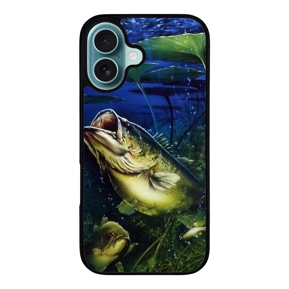 Bass Fishing Largemouth Fish Case iPhone 16 Plus BC2824