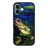 Bass Fishing Largemouth Fish Case iPhone 16 Plus BC2824