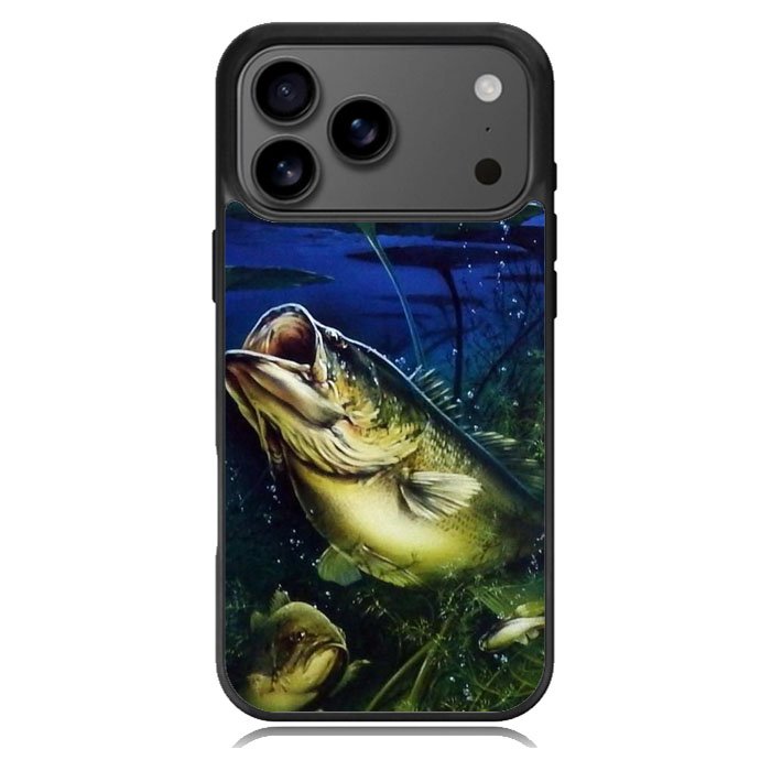 Bass Fishing Largemouth Fish iPhone 17 Pro Case BC2824