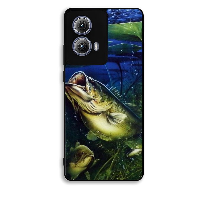 Bass Fishing Largemouth Fish Motorola Moto Edge 2024 Case FE6975