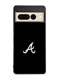 Atlanta braves logo black Google Pixel 7 Pro Case