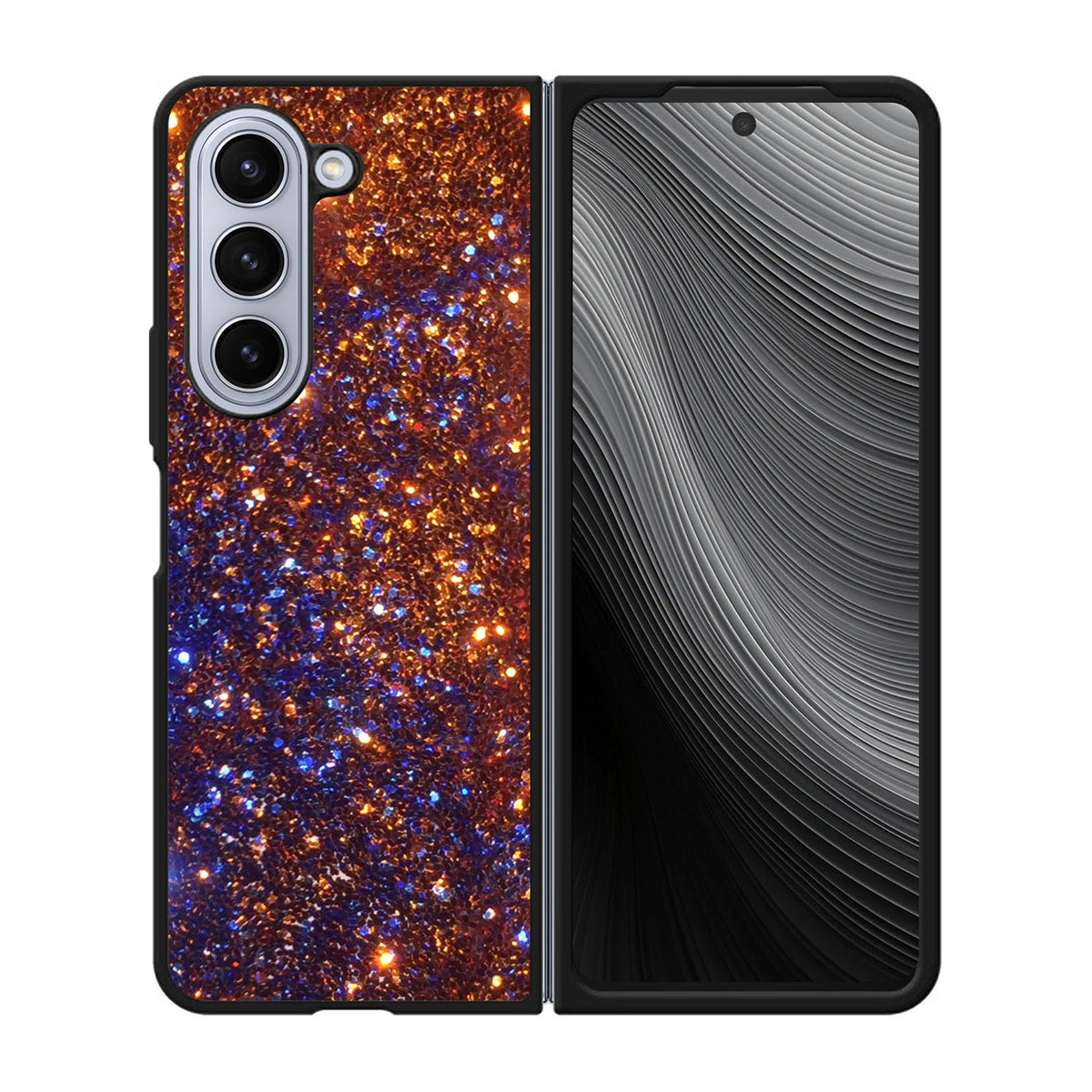 bling shimmer Sparkles glitter Case Samsung Galaxy z Fold 5 5G BC2907