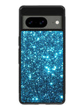Blue bling sparkling sparkles Google Pixel 8a Case