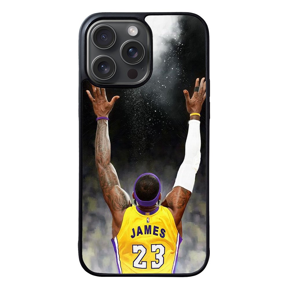Lebron James Powder Lakers Case iPhone 15 Pro Max BC2864