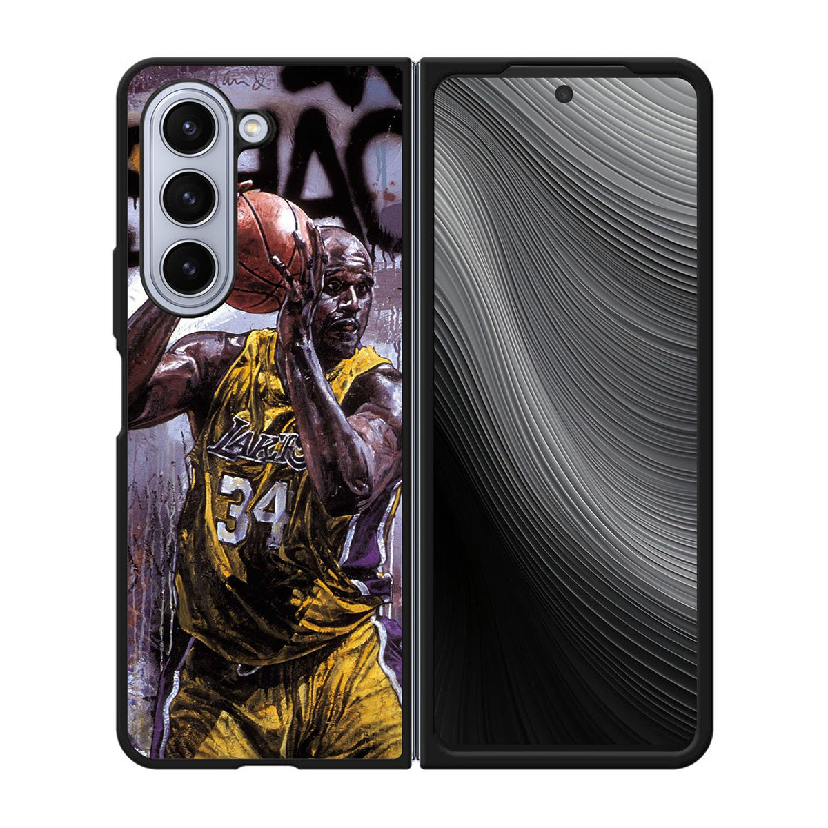 NBA Lakers players Case Samsung Galaxy z Fold 5 5G BC2876