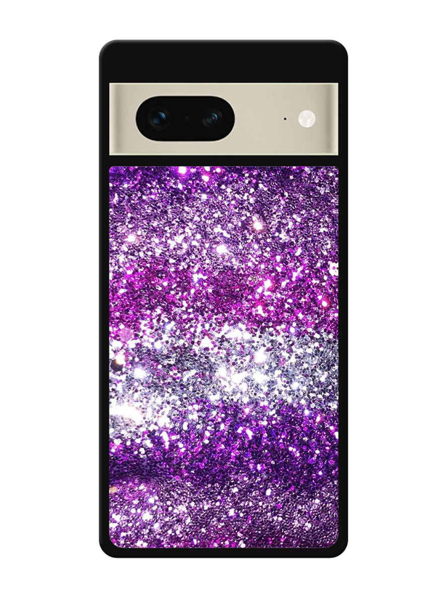 Pink Purple Silver Bling Sparkling Sparkles Google Pixel 7 Case