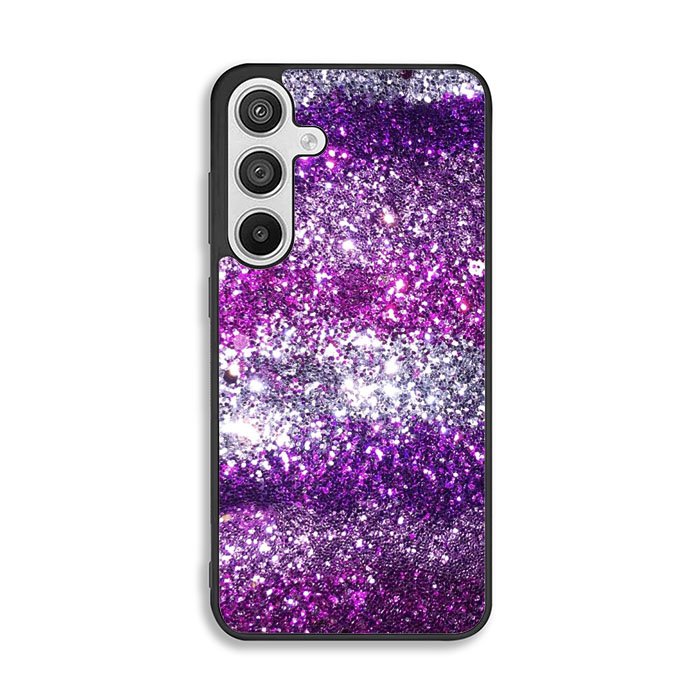 Pink Purple Silver Bling Sparkling Sparkles Samsung Galaxy A26 Case FE7049