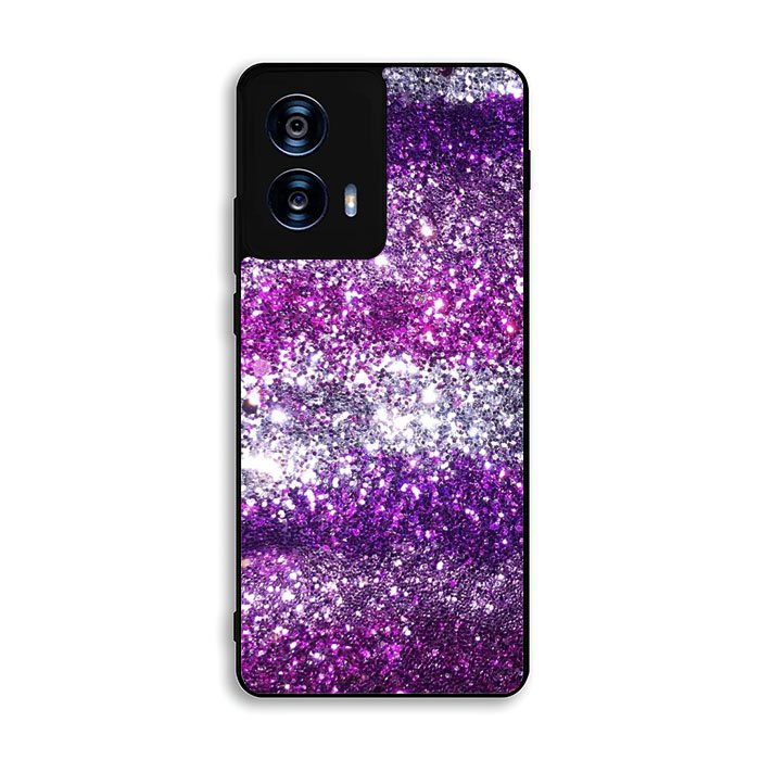Pink Purple Silver Bling Sparkling Sparkles Motorola Moto G Power 5G 2024 Case FE0541