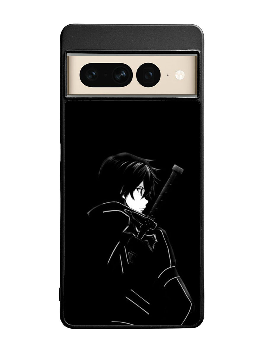 Sword Art Online Kirito Silouete Anime Lovers Google Pixel 7 Pro Case