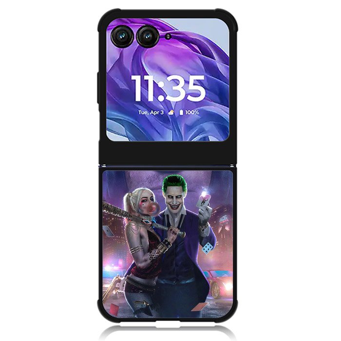 Joker And Harley Quinn Couple Motorola Moto Razr 2024 , Moto Razr 50 Case