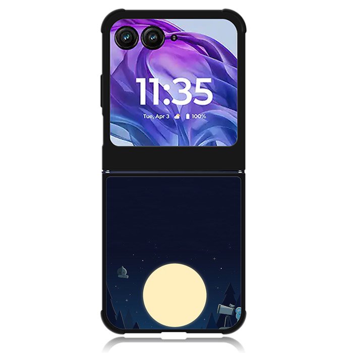 BTS BT21 Team Camping In Forest Motorola Moto Razr 2024 , Moto Razr 50 Case