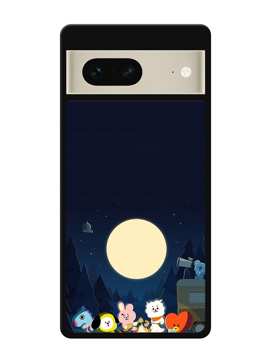 BTS BT21 Team Camping In Forest Google Pixel 7 Case
