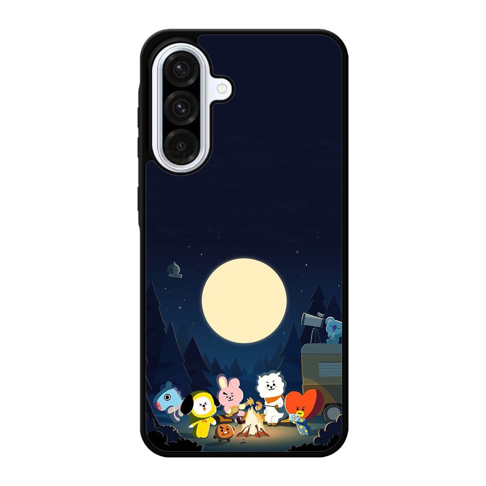 BTS BT21 Team Camping In Forest Samsung Galaxy A56 Case FE2067