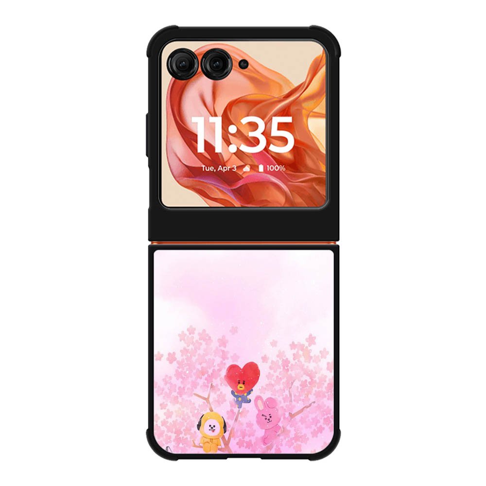 BTS BT21 Sakura Summer Motorola Moto Razr 2025/2024 , Moto Razr 60/50 Case BC2915