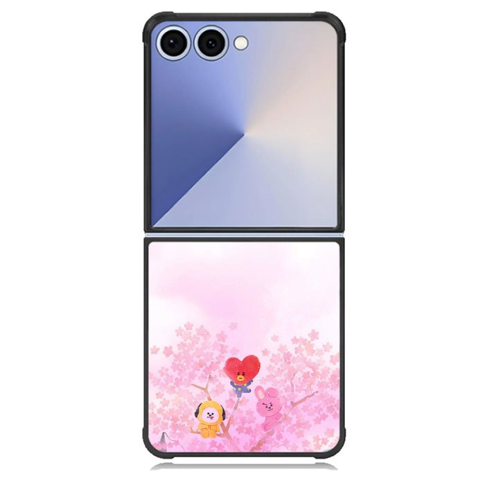 BTS BT21 Sakura Summer Samsung Galaxy Z Flip 7 Case BC2915