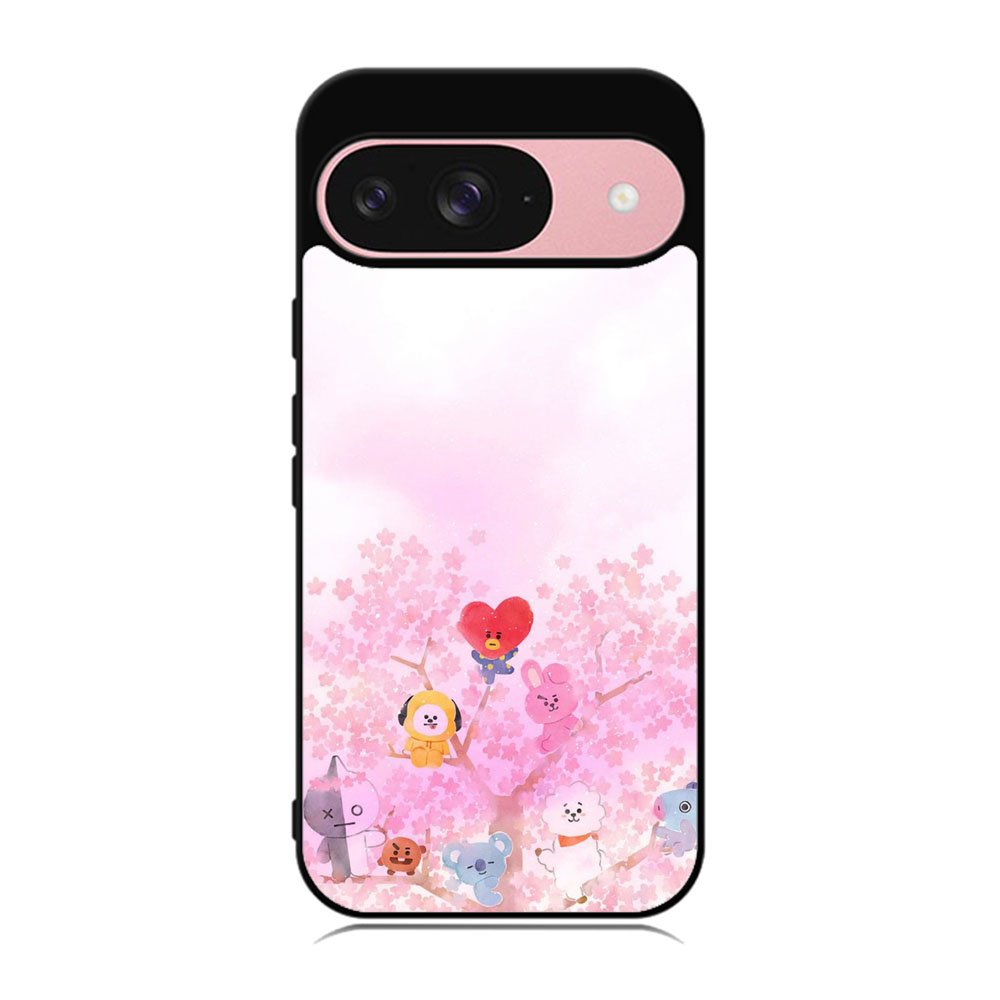BTS BT21 Sakura Summer Case Google Pixel 9 BC2915