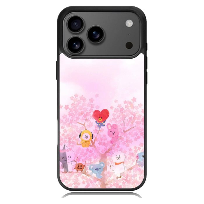 BTS BT21 Sakura Summer iPhone 17 Pro Case BC2915