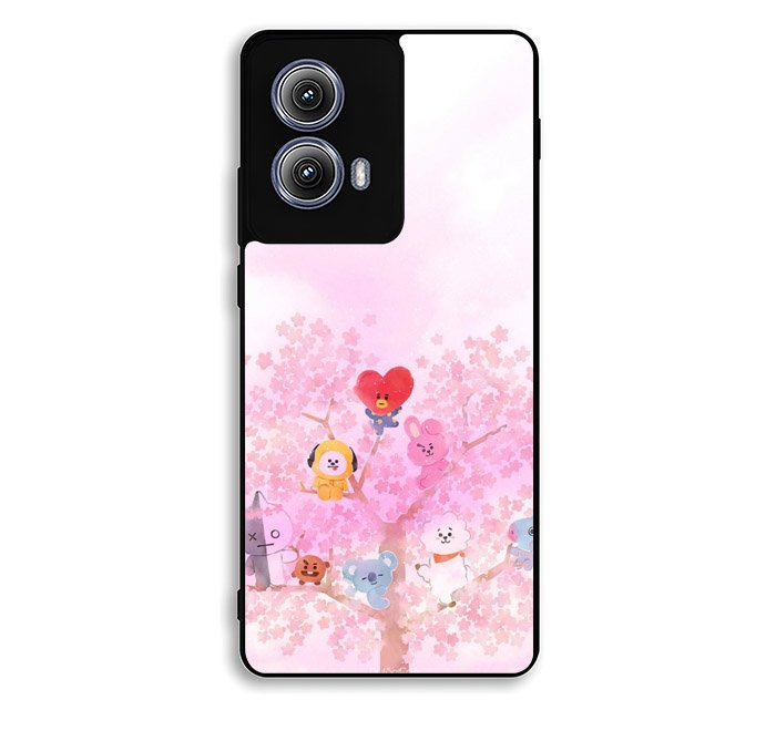 BTS BT21 Sakura Summer Motorola Moto Edge 2024 Case BC2915