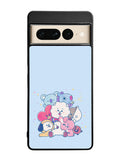 BTS BT21 Blue Texture Google Pixel 7 Pro Case