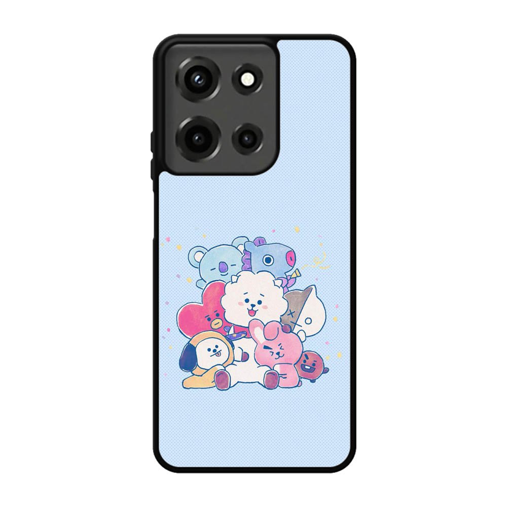 BTS BT21 Blue Texture Motorola Moto G 5G 2025 Case FE0722