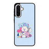 BTS BT21 Blue Texture Samsung Galaxy A56 Case FE0722