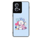 BTS BT21 Blue Texture Motorola Moto Edge 2024 Case FE0722