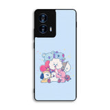 BTS BT21 Blue Texture Motorola Moto G Power 5G 2024 Case FE0722