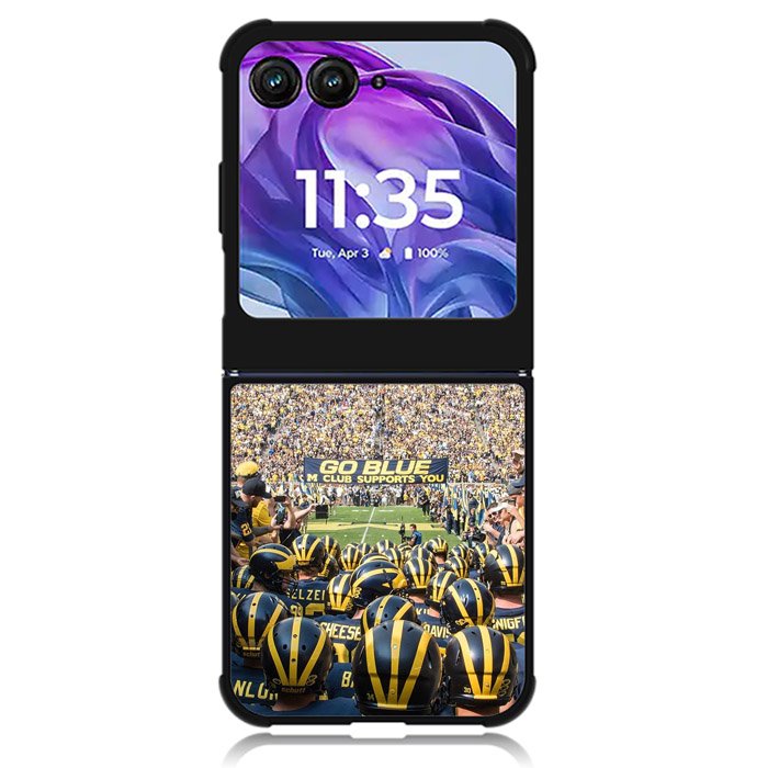 michigan wolverines 10th Motorola Moto Razr 2024 , Moto Razr 50 Case