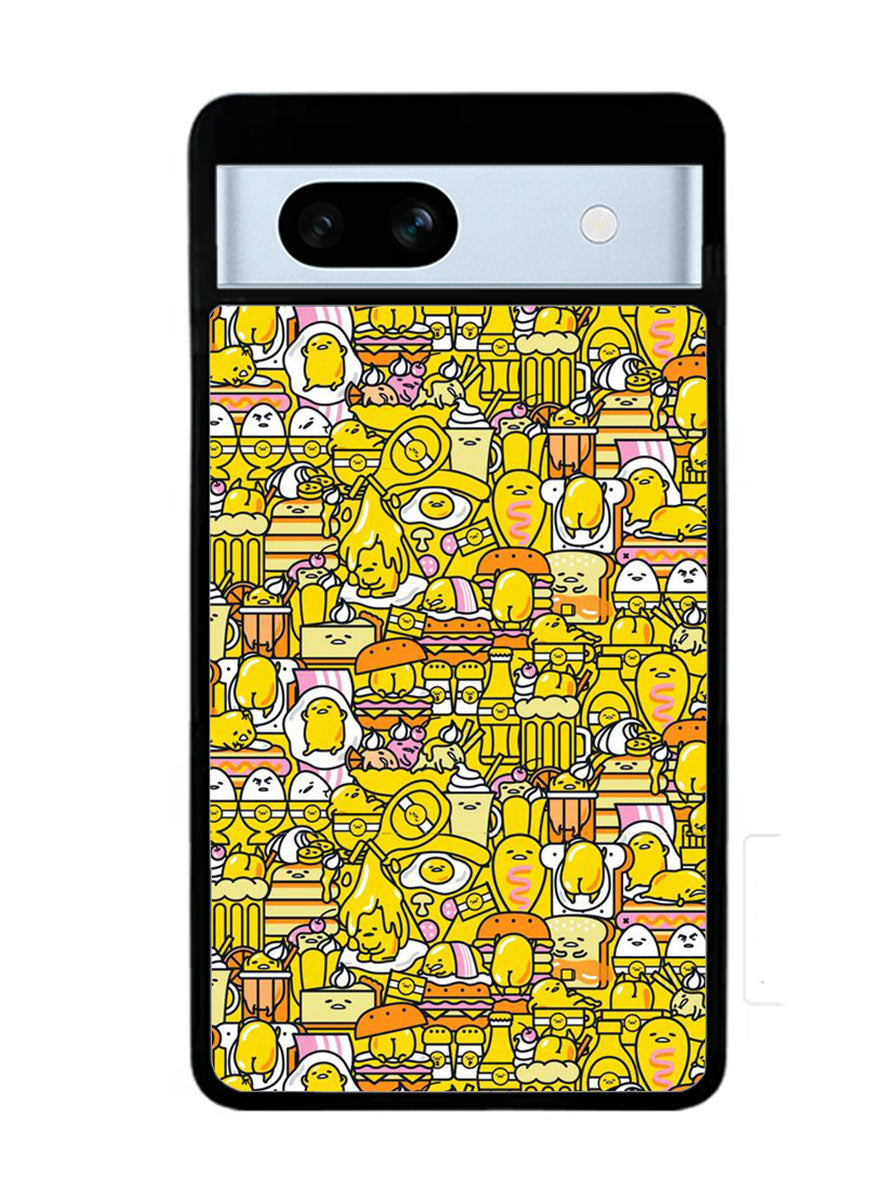The Gudetama Pattern Google Pixel 7A Case