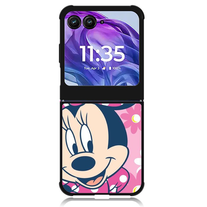 Minnie Mouse Pink 3rd Motorola Moto Razr 2024 , Moto Razr 50 Case