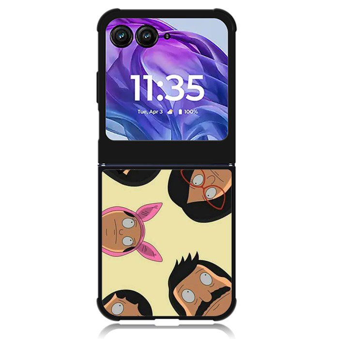 Bobs burger Family Motorola Moto Razr 2024 , Moto Razr 50 Case