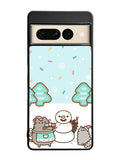 Pusheen The Cat Snow Winter Google Pixel 7 Pro Case