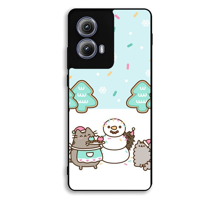 Pusheen The Cat Snow Winter Motorola Moto Edge 2024 Case FE0562