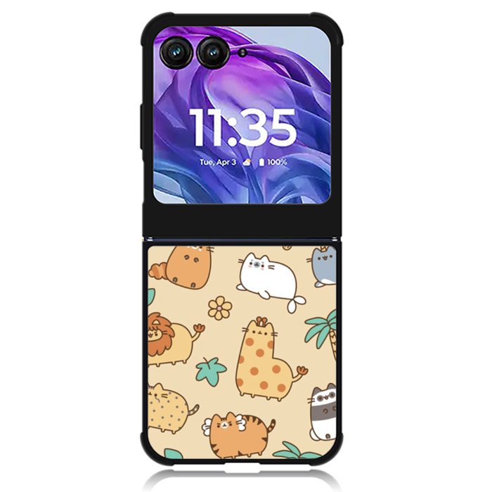 Pusheen The Cat Animal Motorola Moto Razr 2024 , Moto Razr 50 Case