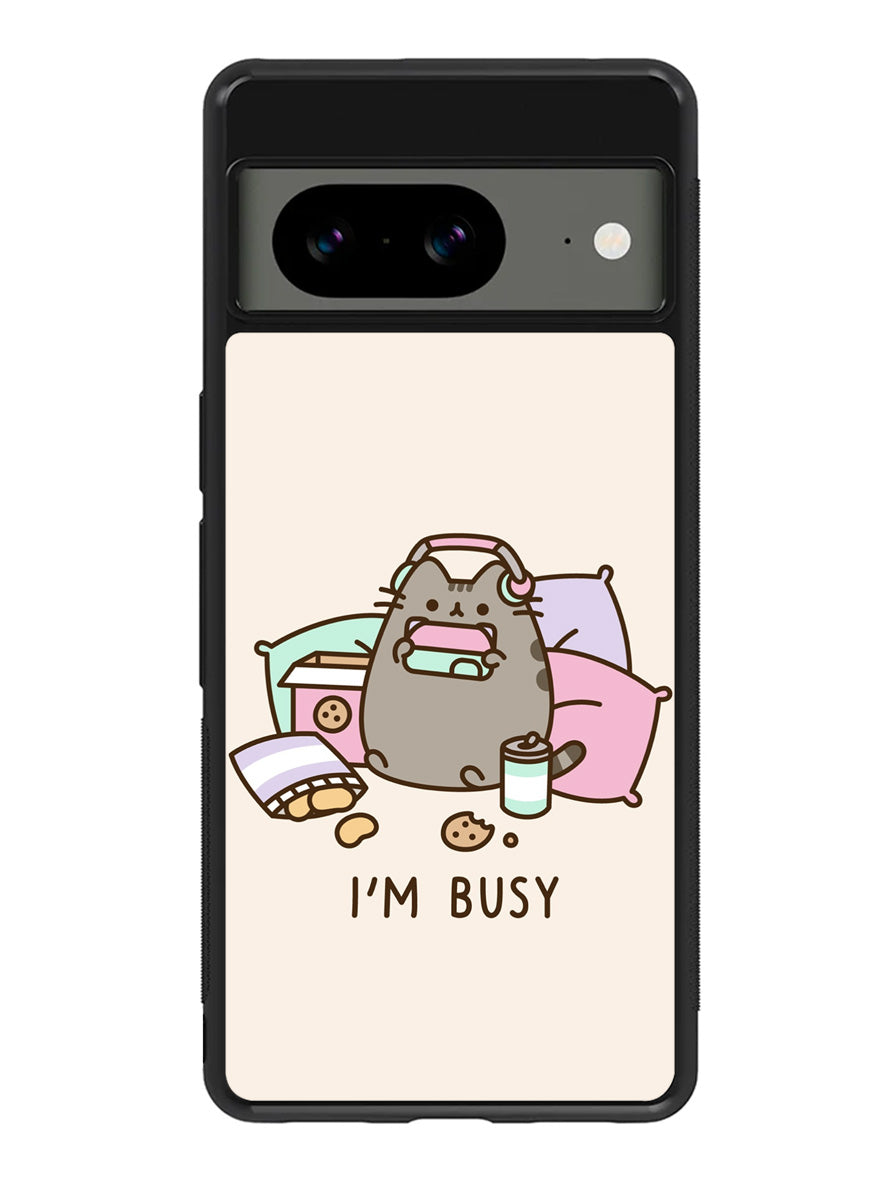 Pusheen The Cat Very Busy Google Pixel 8a Case