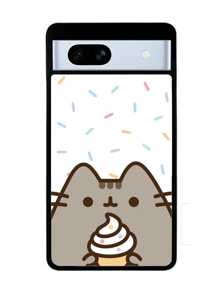 Pusheen The Cat Rainbow Cupcakes Google Pixel 7A Case
