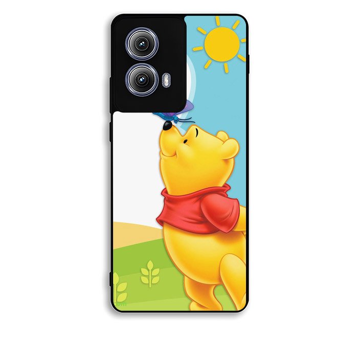 Winnie The Pooh Butterfly Summer Motorola Moto Edge 2024 Case FE1592